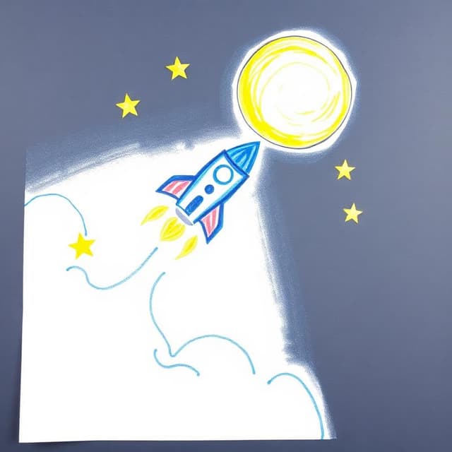 Ma fusée vers les étoiles